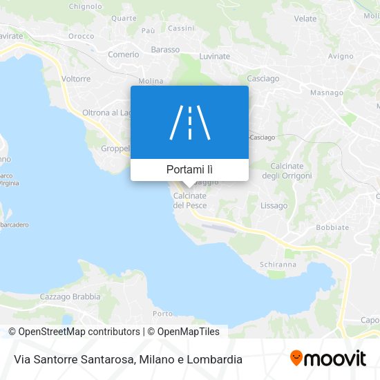 Mappa Via Santorre Santarosa