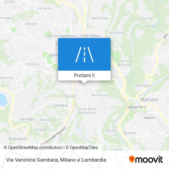 Mappa Via Veronica Gambara