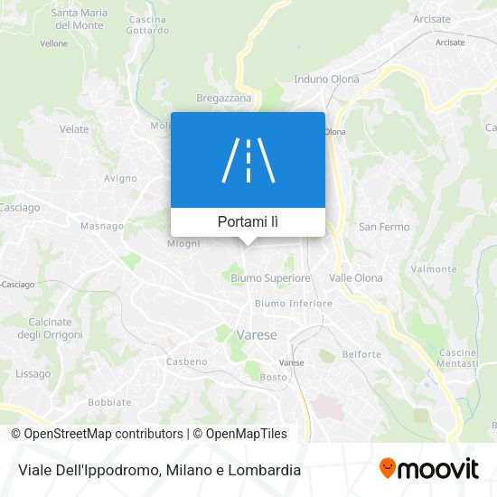 Mappa Viale Dell'Ippodromo