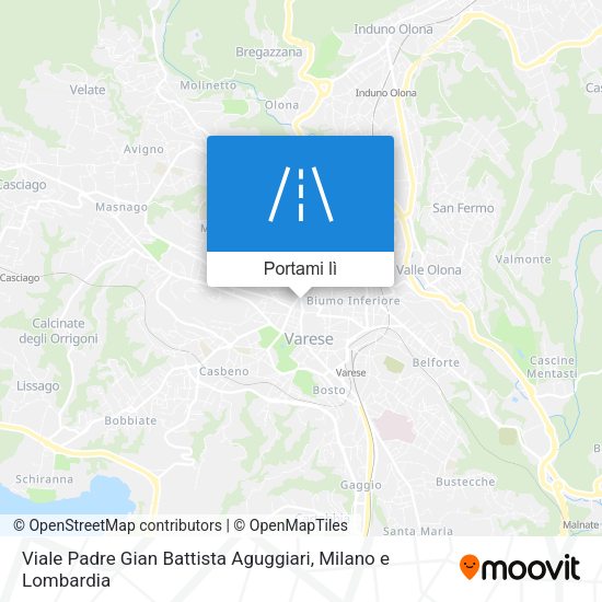 Mappa Viale Padre Gian Battista Aguggiari