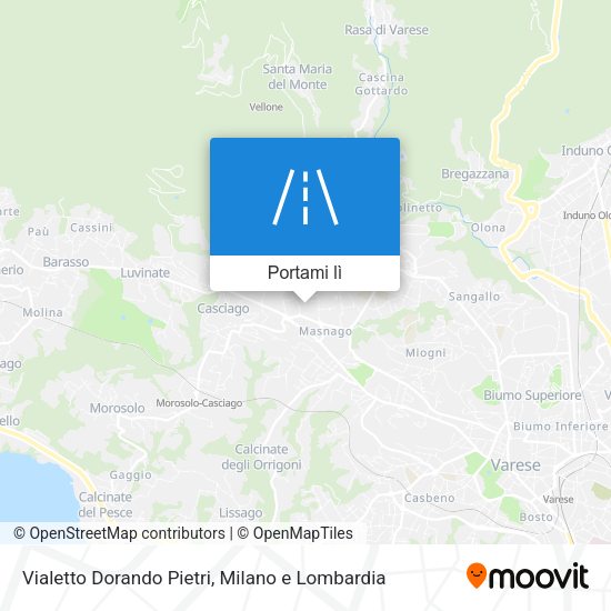 Mappa Vialetto Dorando Pietri