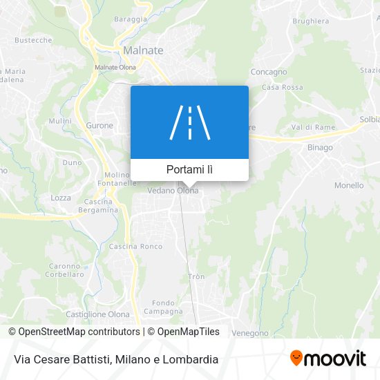Mappa Via Cesare Battisti