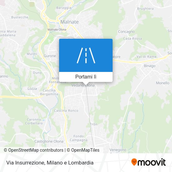 Mappa Via Insurrezione