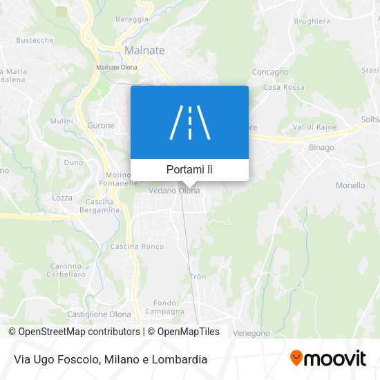 Mappa Via Ugo Foscolo