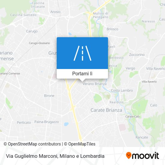 Mappa Via Guglielmo Marconi