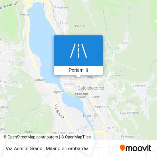 Mappa Via Achille Grandi