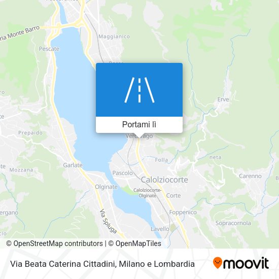 Mappa Via Beata Caterina Cittadini