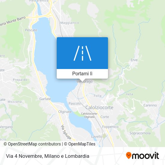 Mappa Via 4 Novembre