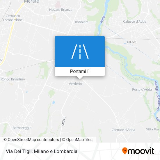 Mappa Via Dei Tigli