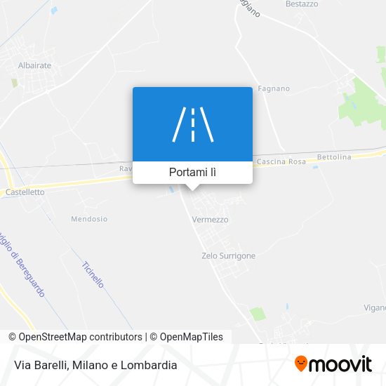 Mappa Via Barelli