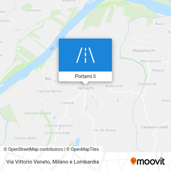 Mappa Via Vittorio Veneto