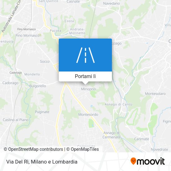 Mappa Via Del Rì