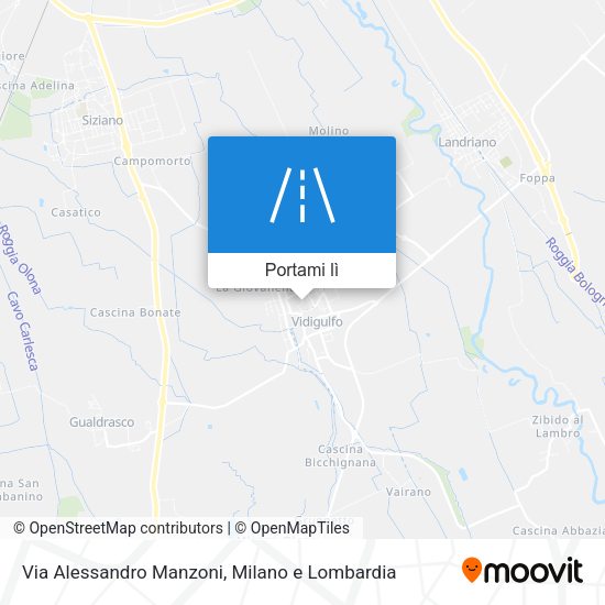Mappa Via Alessandro Manzoni
