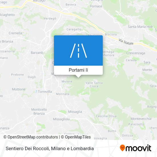 Mappa Sentiero Dei Roccoli