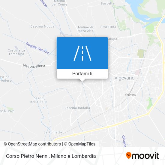Mappa Corso Pietro Nenni