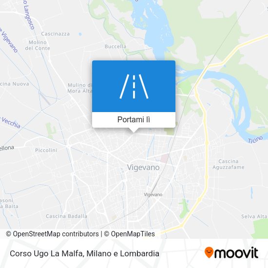 Mappa Corso Ugo La Malfa