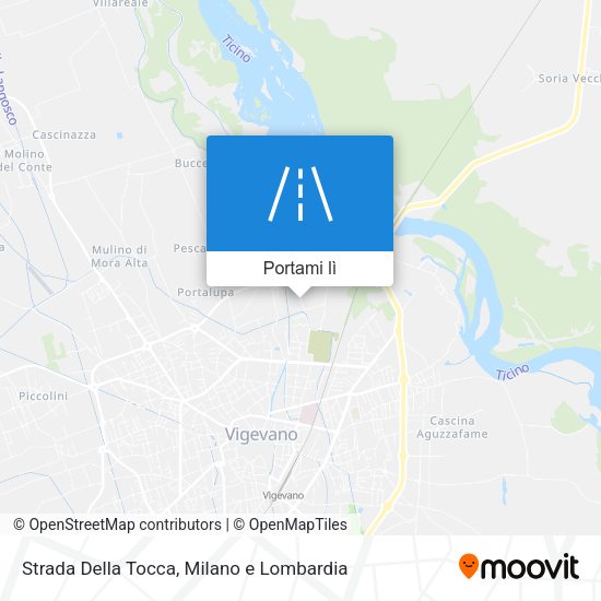 Mappa Strada Della Tocca