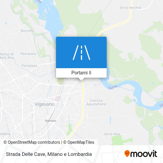 Mappa Strada Delle Cave