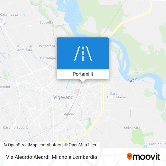 Mappa Via Aleardo Aleardi