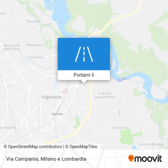 Mappa Via Campania