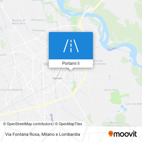 Mappa Via Fontana Rosa