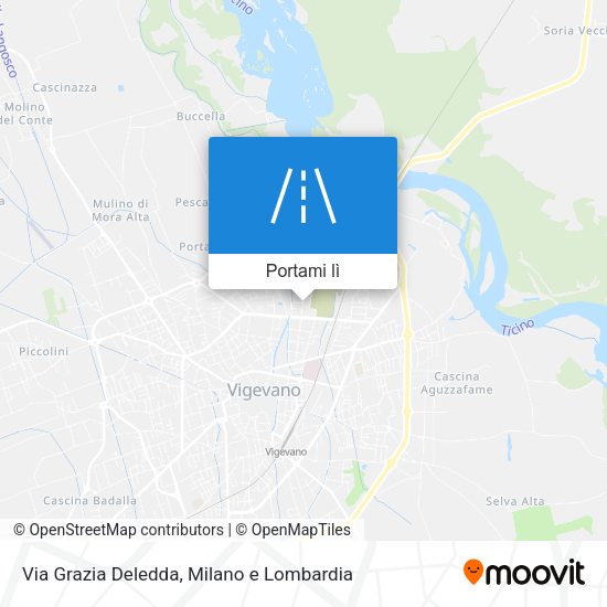 Mappa Via Grazia Deledda