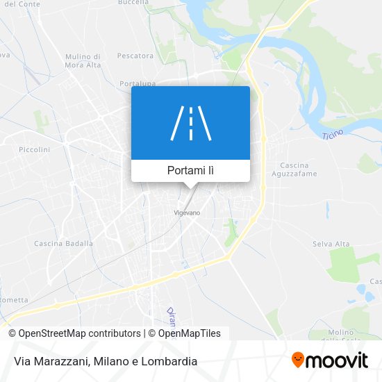 Mappa Via Marazzani