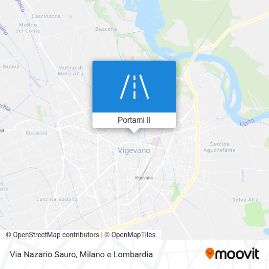 Mappa Via Nazario Sauro