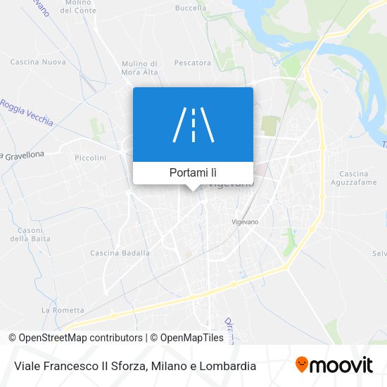 Mappa Viale Francesco II Sforza