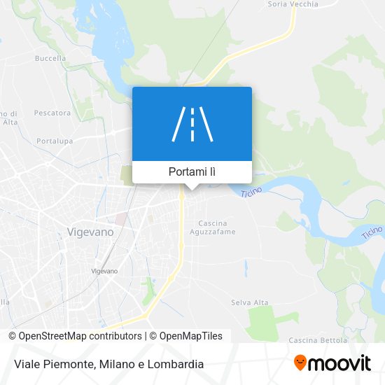 Mappa Viale Piemonte