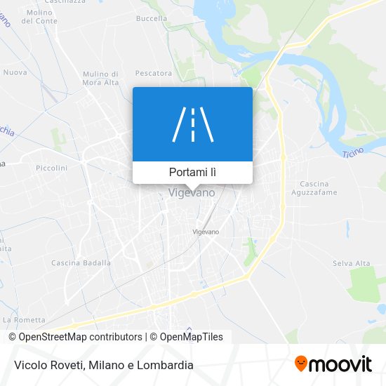 Mappa Vicolo Roveti