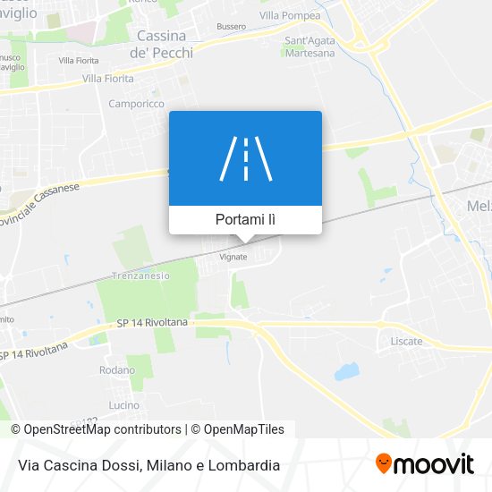 Mappa Via Cascina Dossi