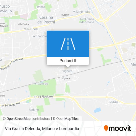Mappa Via Grazia Deledda