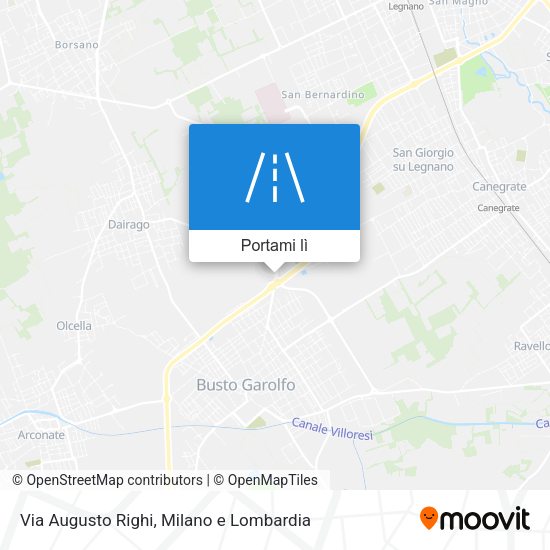 Mappa Via Augusto Righi