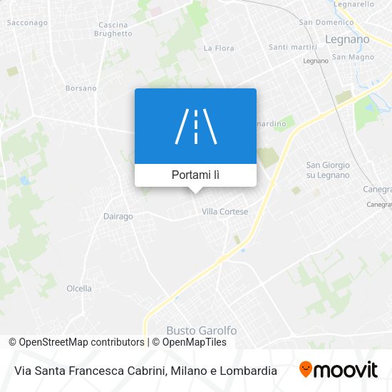 Mappa Via Santa Francesca Cabrini
