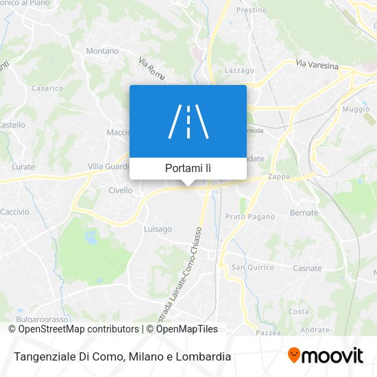 Mappa Tangenziale Di Como