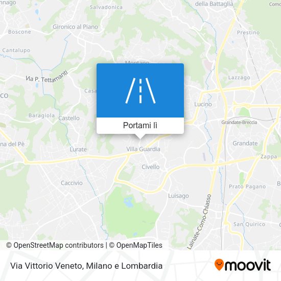 Mappa Via Vittorio Veneto