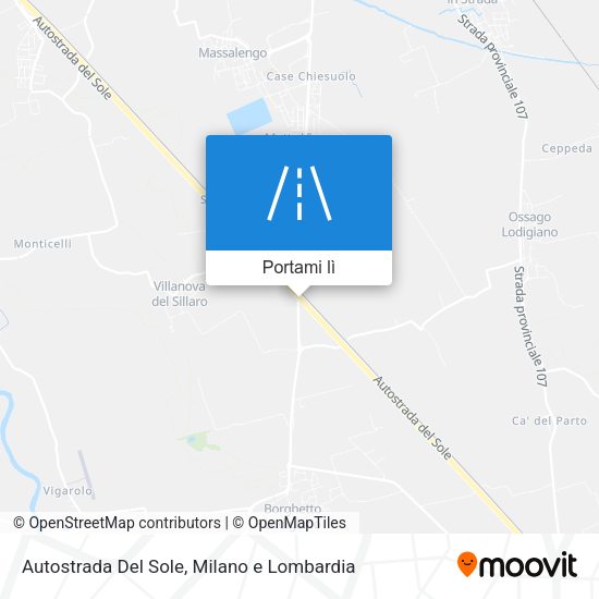 Mappa Autostrada Del Sole