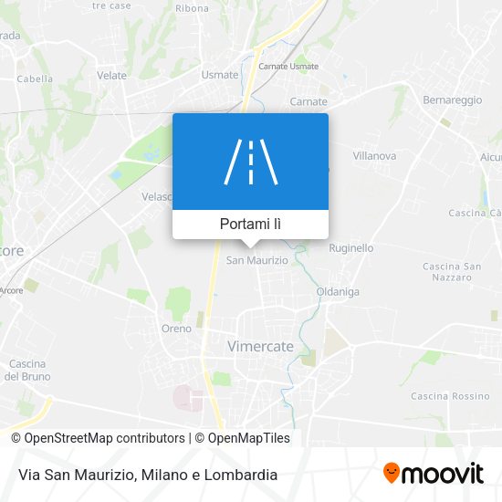 Mappa Via San Maurizio