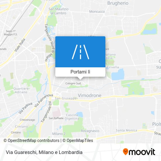 Mappa Via Guareschi