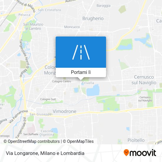 Mappa Via Longarone