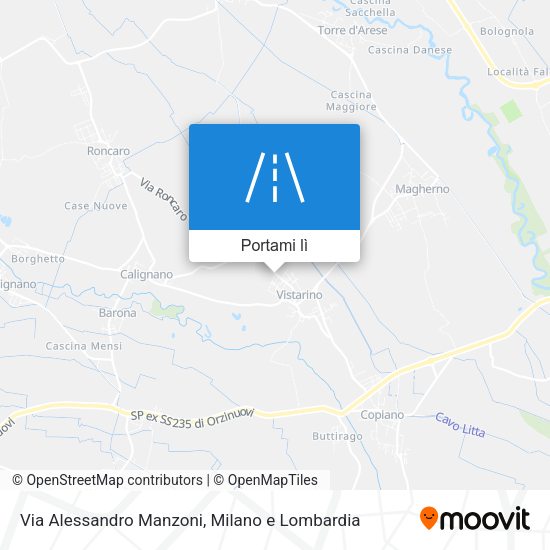 Mappa Via Alessandro Manzoni