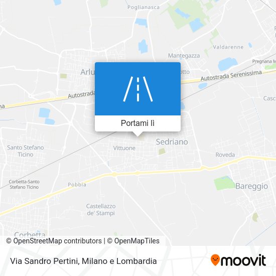 Mappa Via Sandro Pertini
