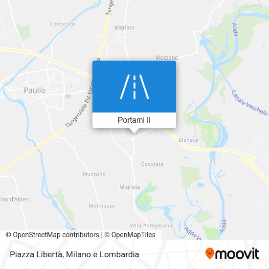 Mappa Piazza Libertà