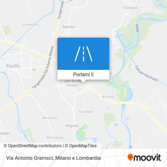 Mappa Via Antonio Gramsci
