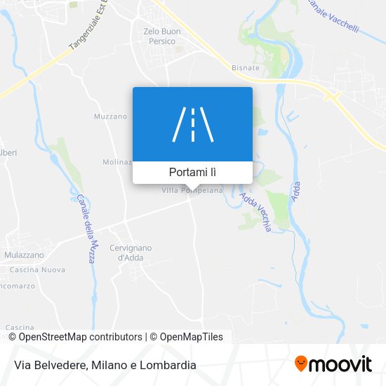 Mappa Via Belvedere