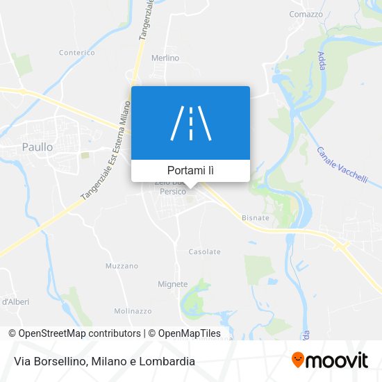 Mappa Via Borsellino