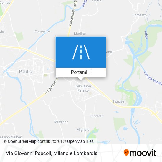 Mappa Via Giovanni Pascoli