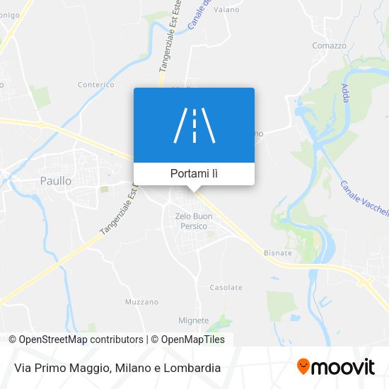 Mappa Via Primo Maggio