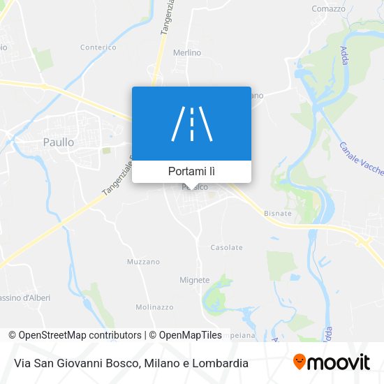 Mappa Via San Giovanni Bosco